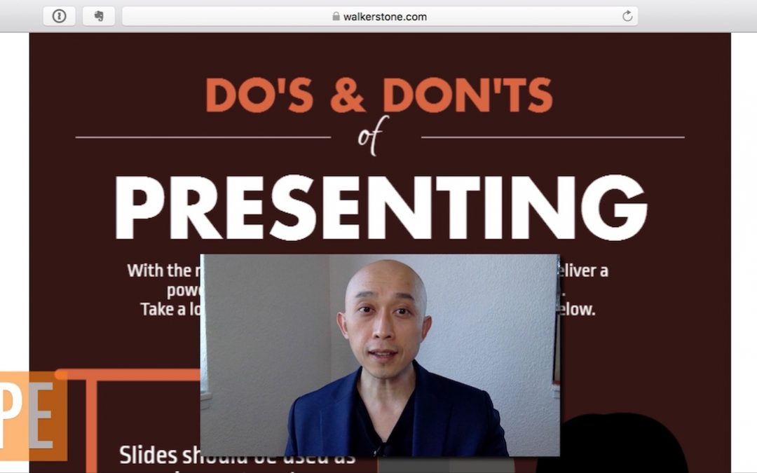 The Dos and Don’ts of Presenting