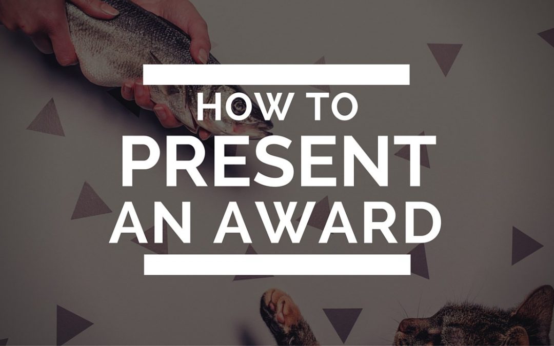 Awards ceremony presentation